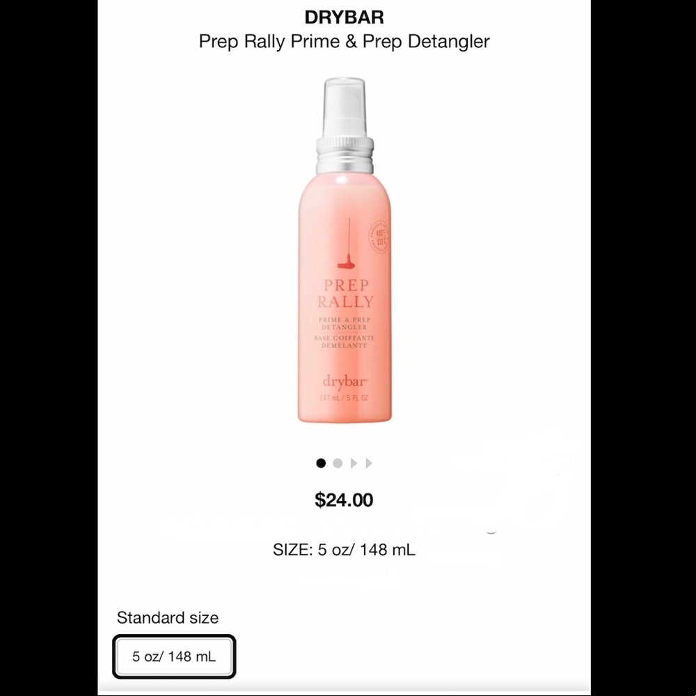 💆🏻‍♀️ DRYBAR PEP RALLY PRIME & PREP DETANGLER